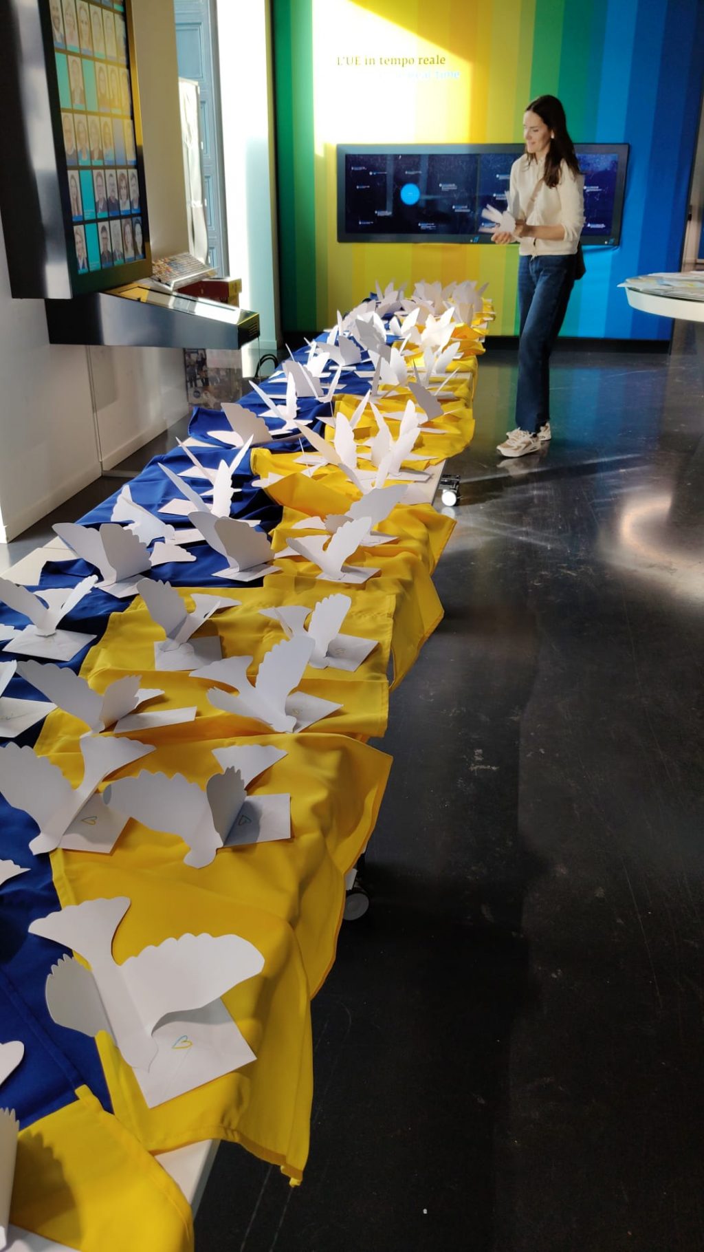 colombe con le lettere